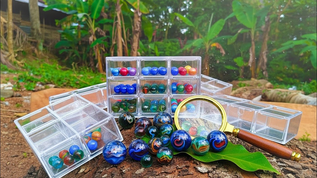 🔍🎨 Colorful Marble Adventure | Let’s Find the Lost Marbles