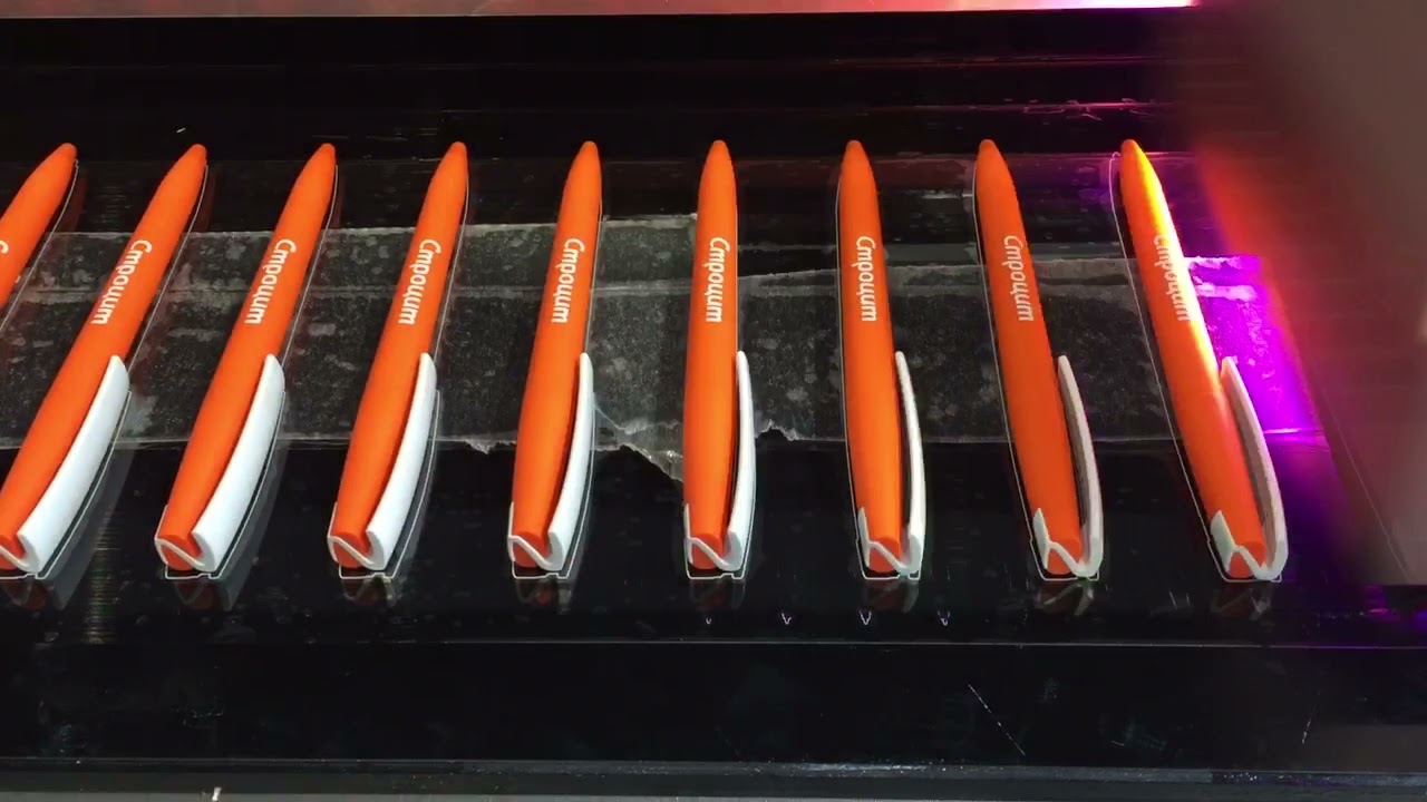 Pen pencil printing by Nocai uv printing machine 0609.