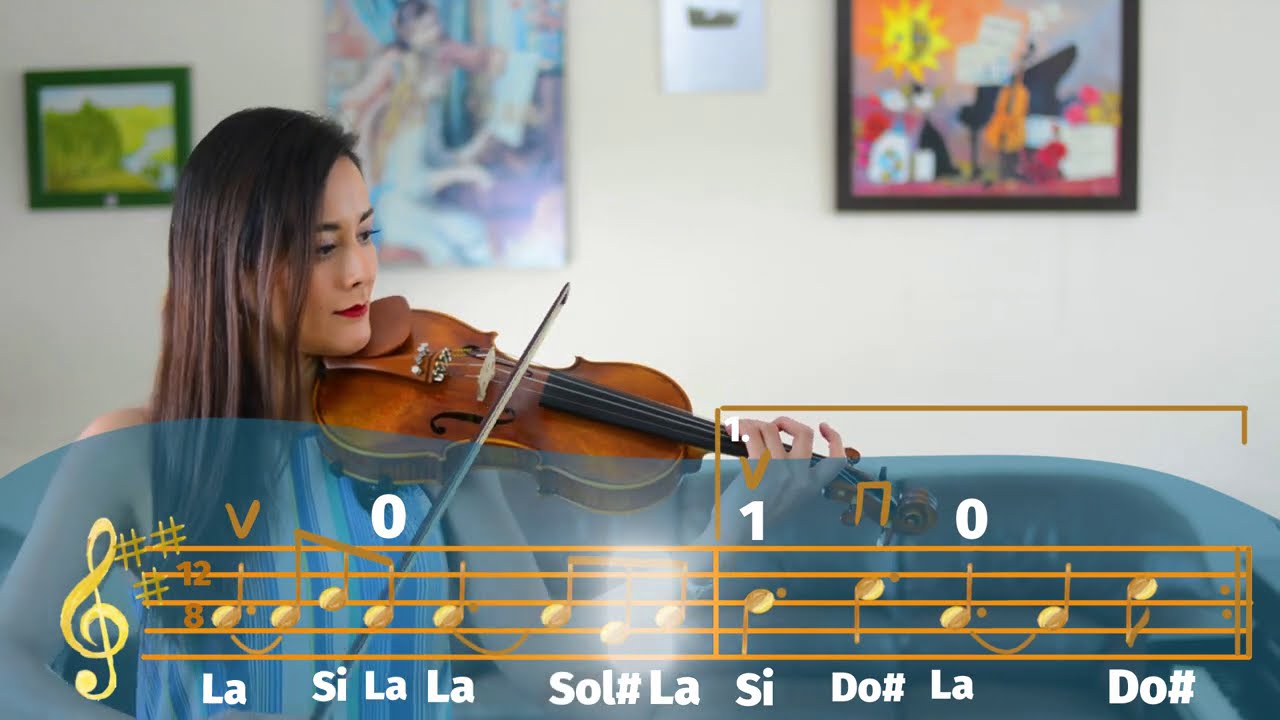 💗Quiero Cantar Una Linda Canción En Violín 😍🎻 Hermosa Canción Cristiana Versión Con Partitura 🙏