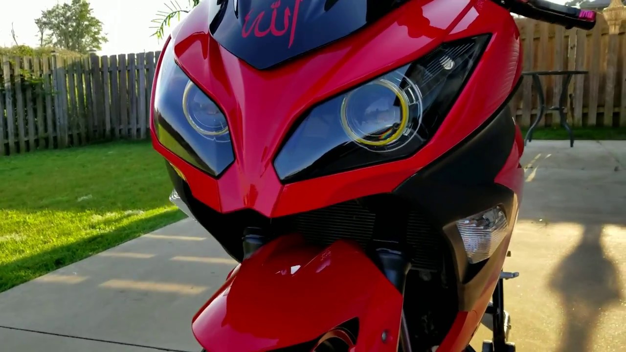 Kawasaki Ninja 300 Full Walk Around Review &+ Modifications! [Passion Red] #kawasaki #ninja300