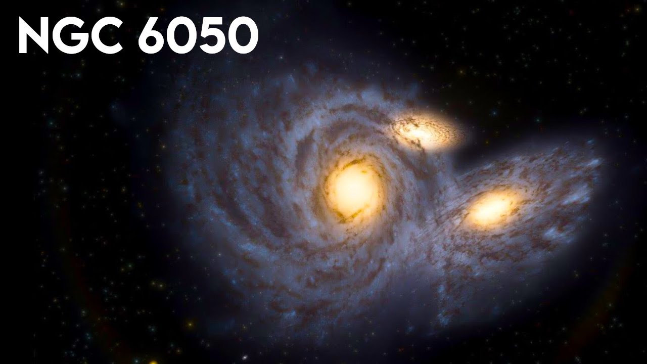 Flight through interstellar space | 11 hours | Screensaver, Relaxation, Sleep | NGC 6050 (Arp 272)