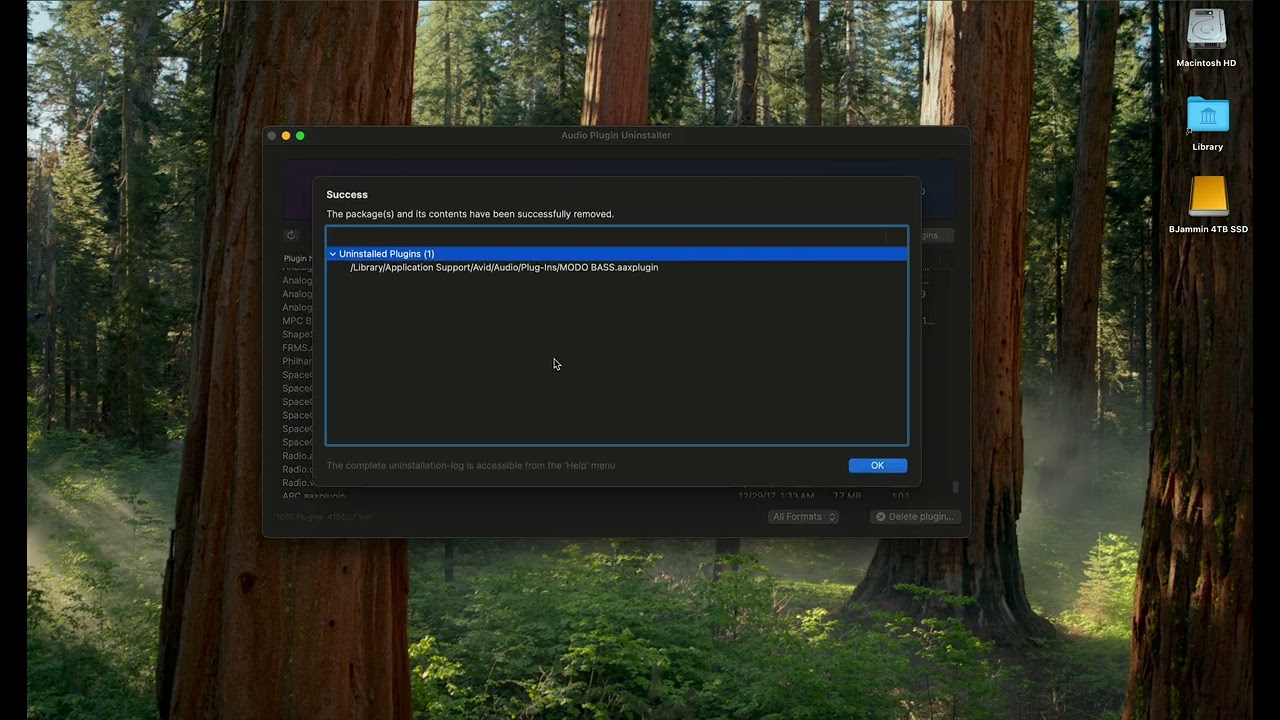 WideBlueSound Audio Plugin Uninstaller for MacOS... Super useful tool for properly removing plugins