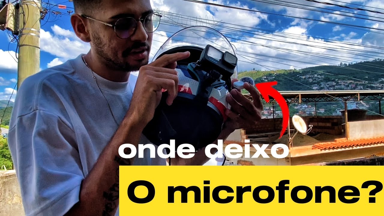 Meu setup para gravar motovlogs 