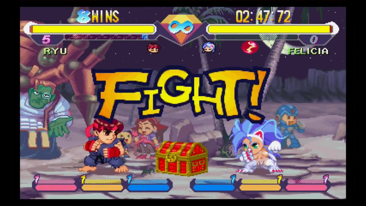 [TAS] Super Gem Fighter - Ryu (Running Battle)