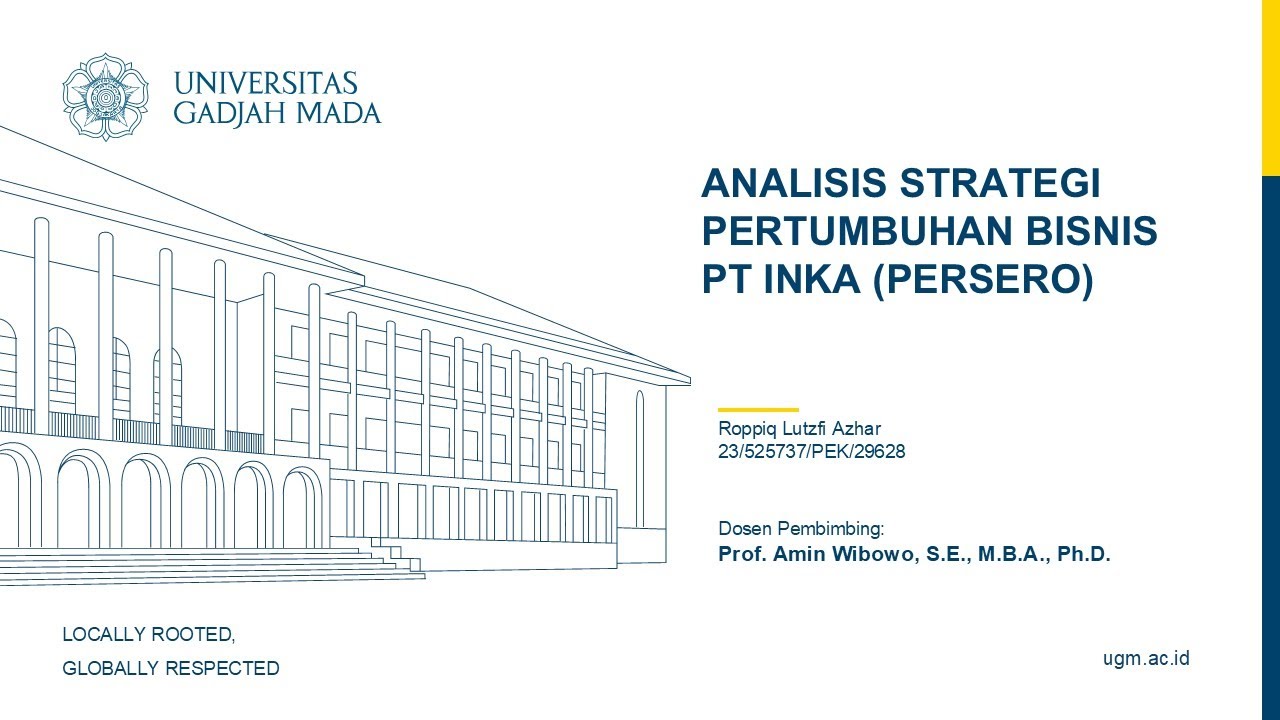 Presentasi Tesis MBA UGM | Roppiq Lutzfi Azhar | Strategic Management | SEMBA 41