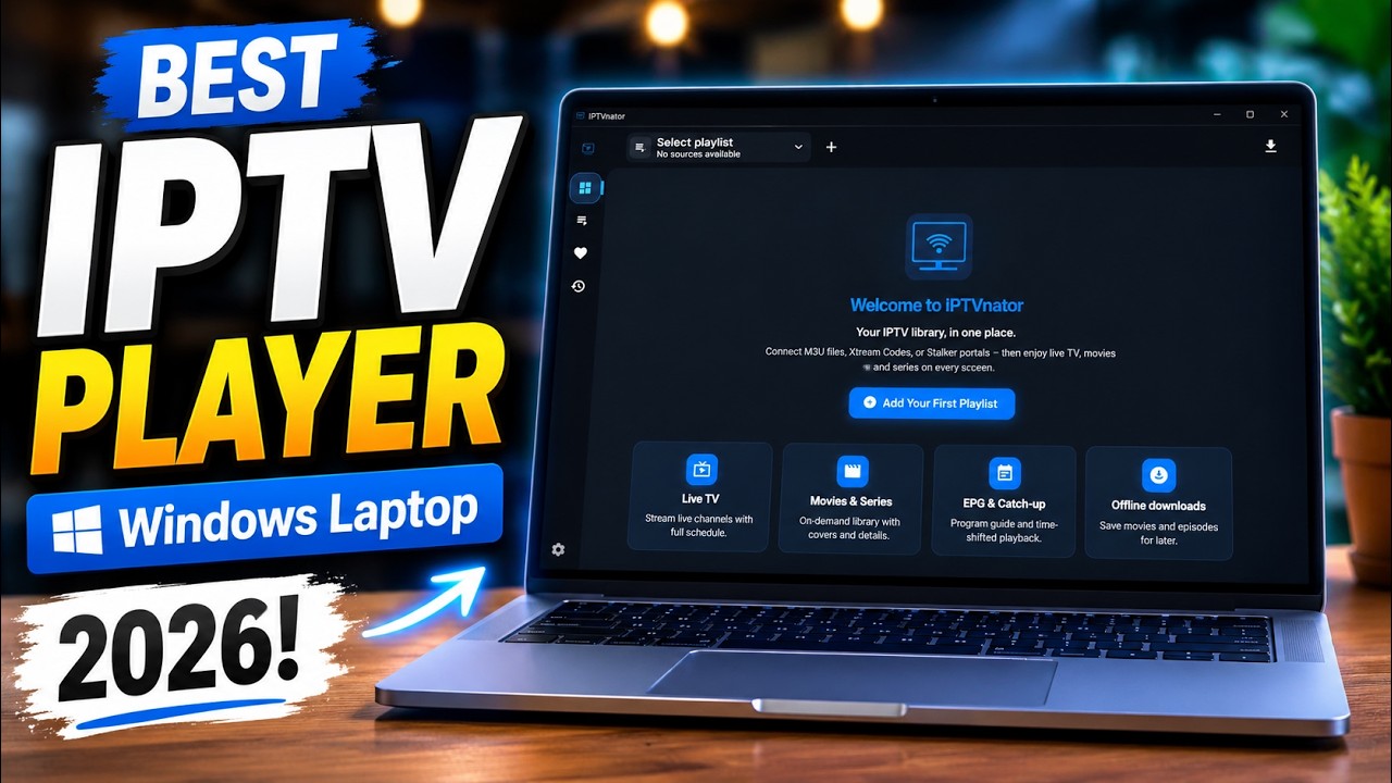 Best IPTV Player for Windows Laptop & PC in 2026!