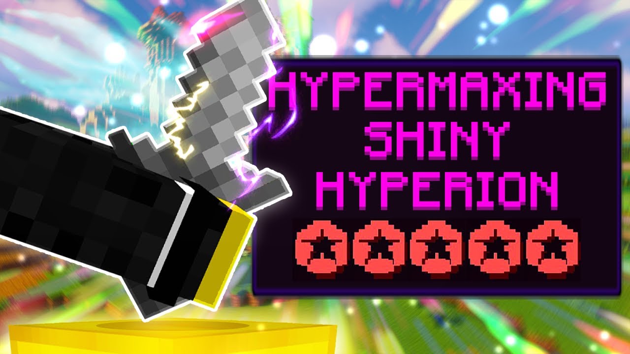 HYPERMAXING the NEW RAREST Weapon in the Game (Hypixel Skyblock)