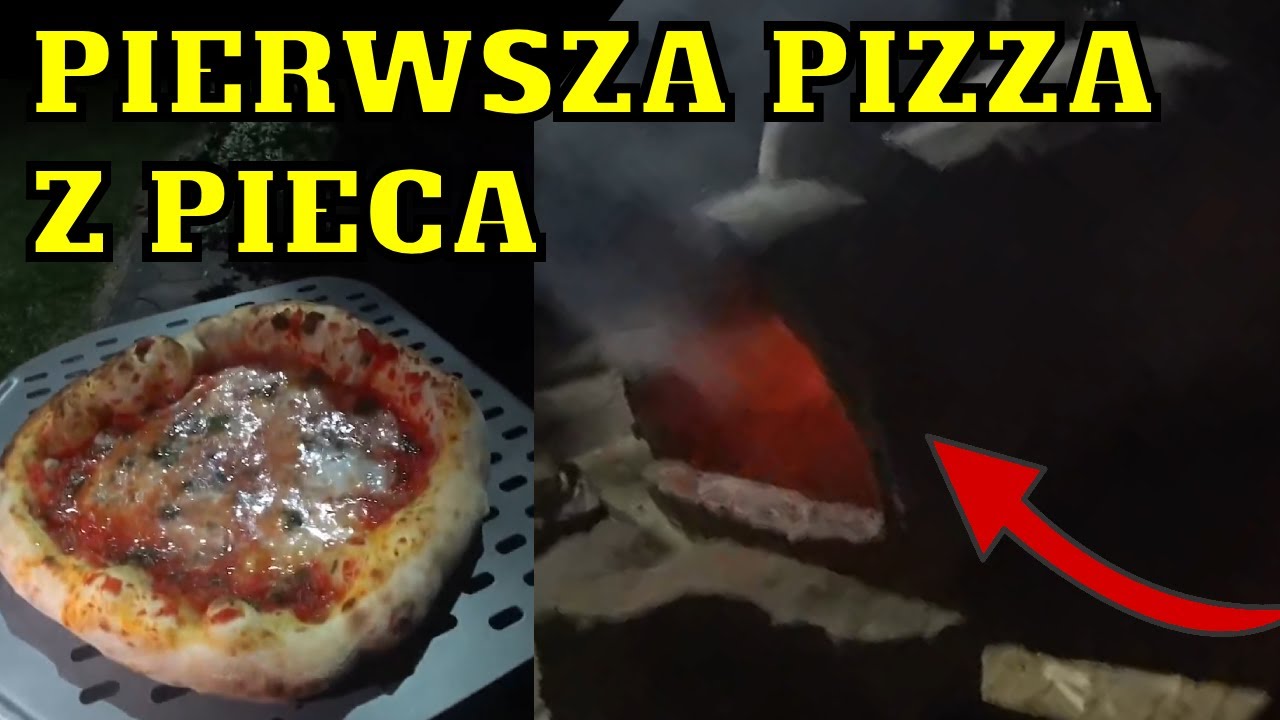 PIERWSZA PIZZA Z PIECA WŁASNEJ ROBOTY-PAJALOCKK