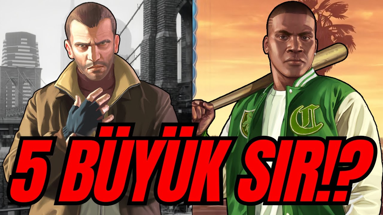 GTA Karakterlerinin Sakladığı En Karanlık 5 Sır! (Tommy, Niko, Franklin, CJ, Johnny)
