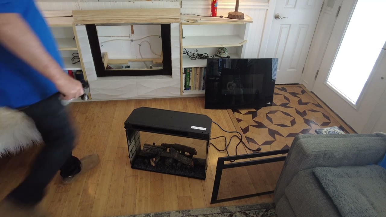 Install of Dimplex Fireplace PF2325 short