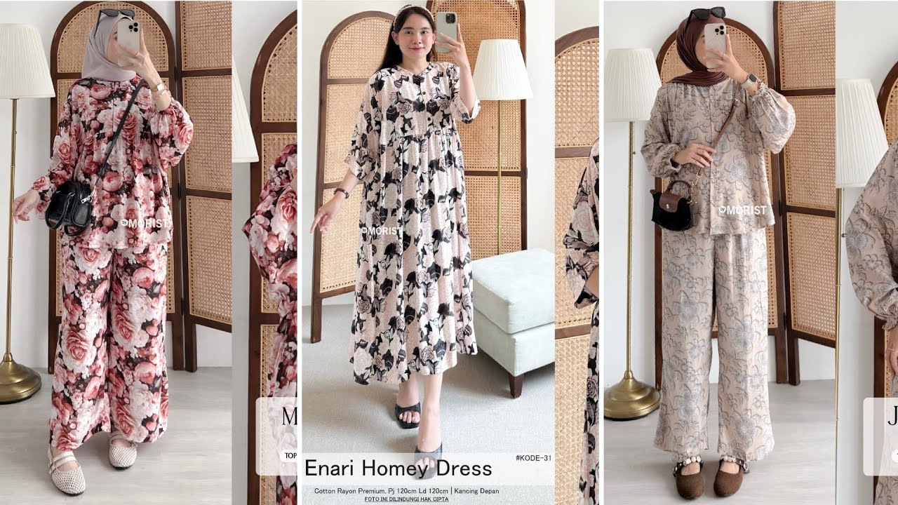 25+ MODEL BAJU RUMAHAN BAHAN ADEM LEMBUT TERBARU / Part 2
