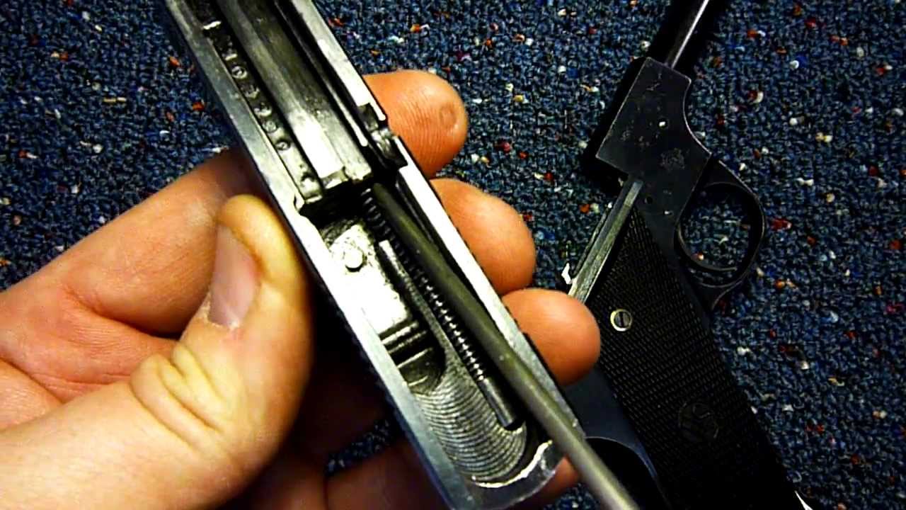 High Standard Model A B & HD Military Disassembly Field Strip Takedown