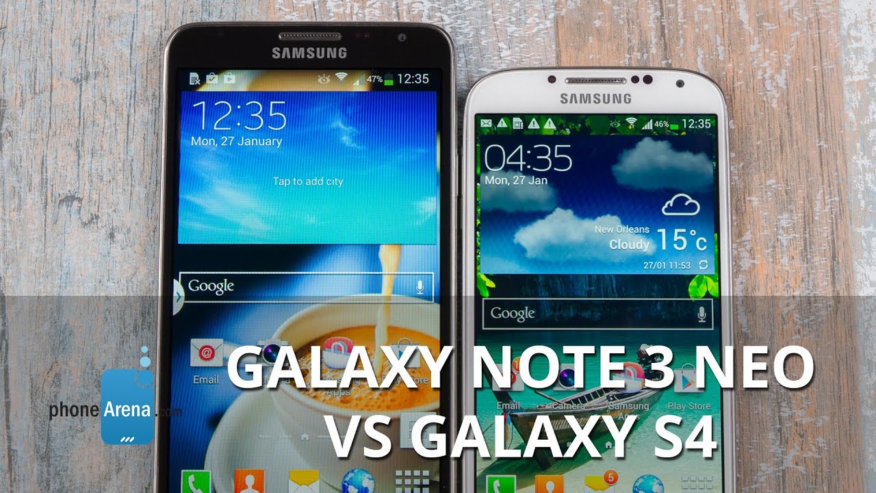 Samsung Galaxy Note 3 Neo vs Samsung Galaxy S4: First look