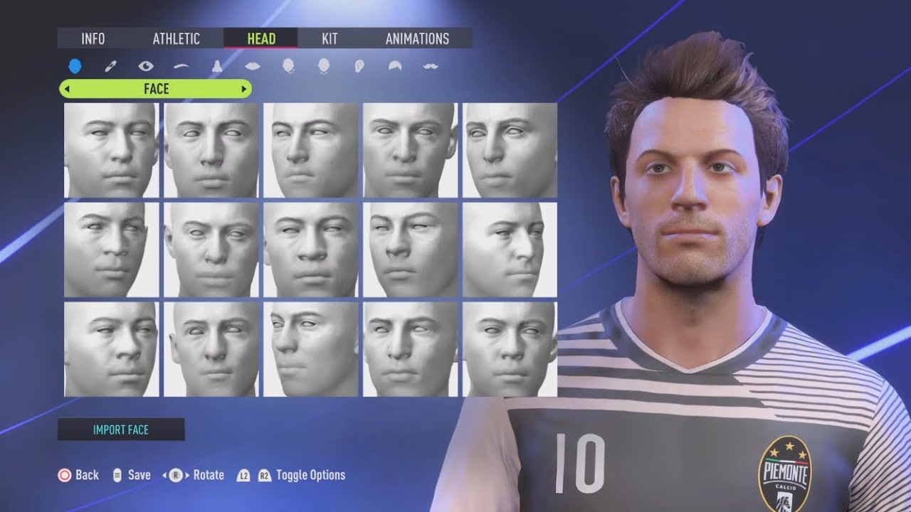 FIFA 23 How to make Del Piero Pro Clubs Look alike