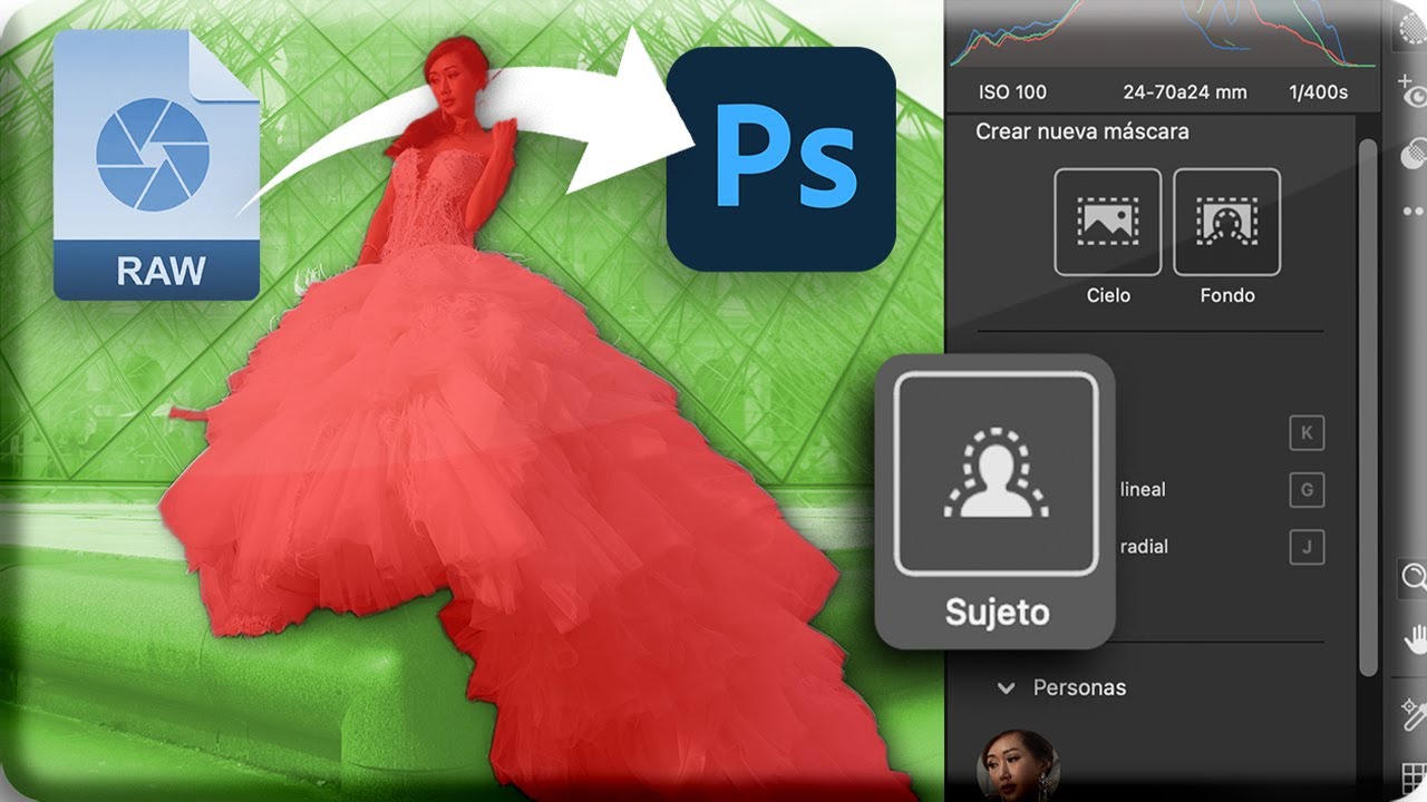 INÉDITO MÉTODO de PASAR MÁSCARAS INTELIGENTES a PHOTOSHOP