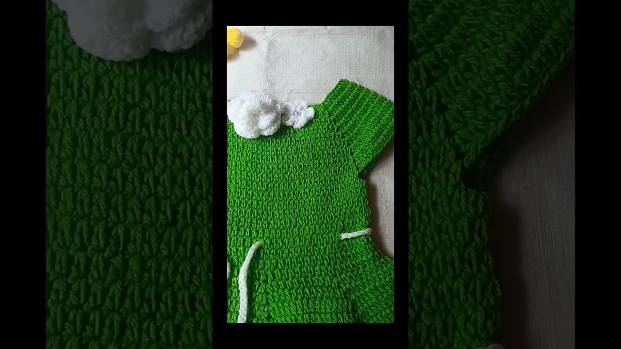 crochet baby frock 