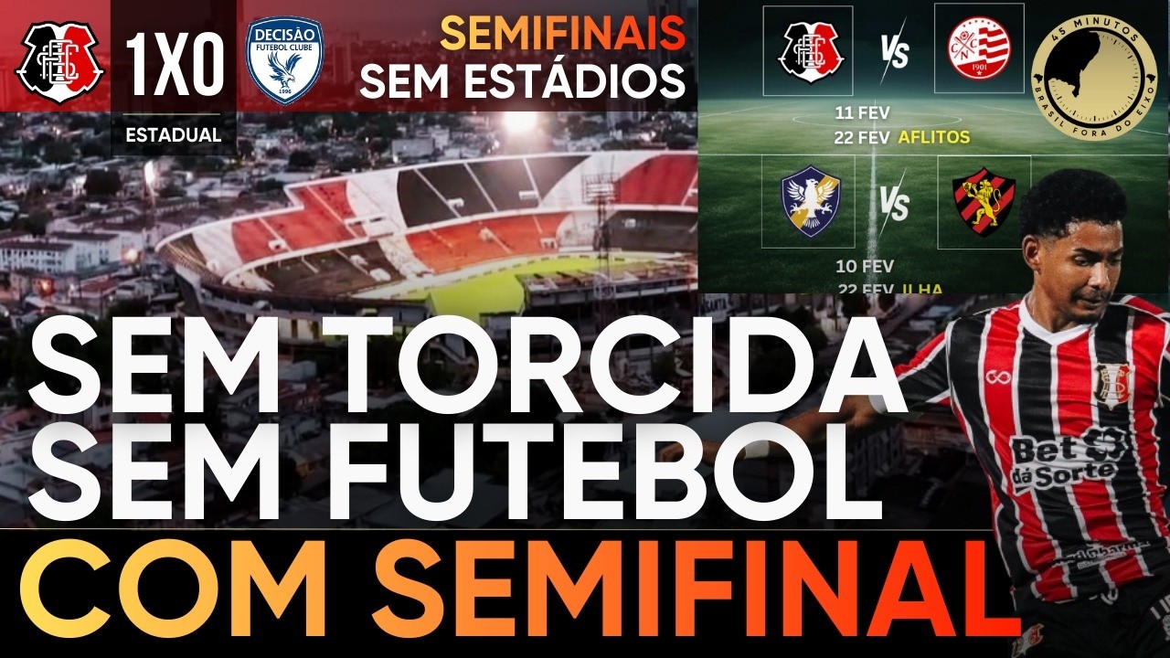 SEMIFINAIS DO PERNAMBUCANO: NÁUTICO X SANTA CRUZ | SPORT X RETRÔ. PÓS-JOGO SANTA 1 X 0 DECISÃO