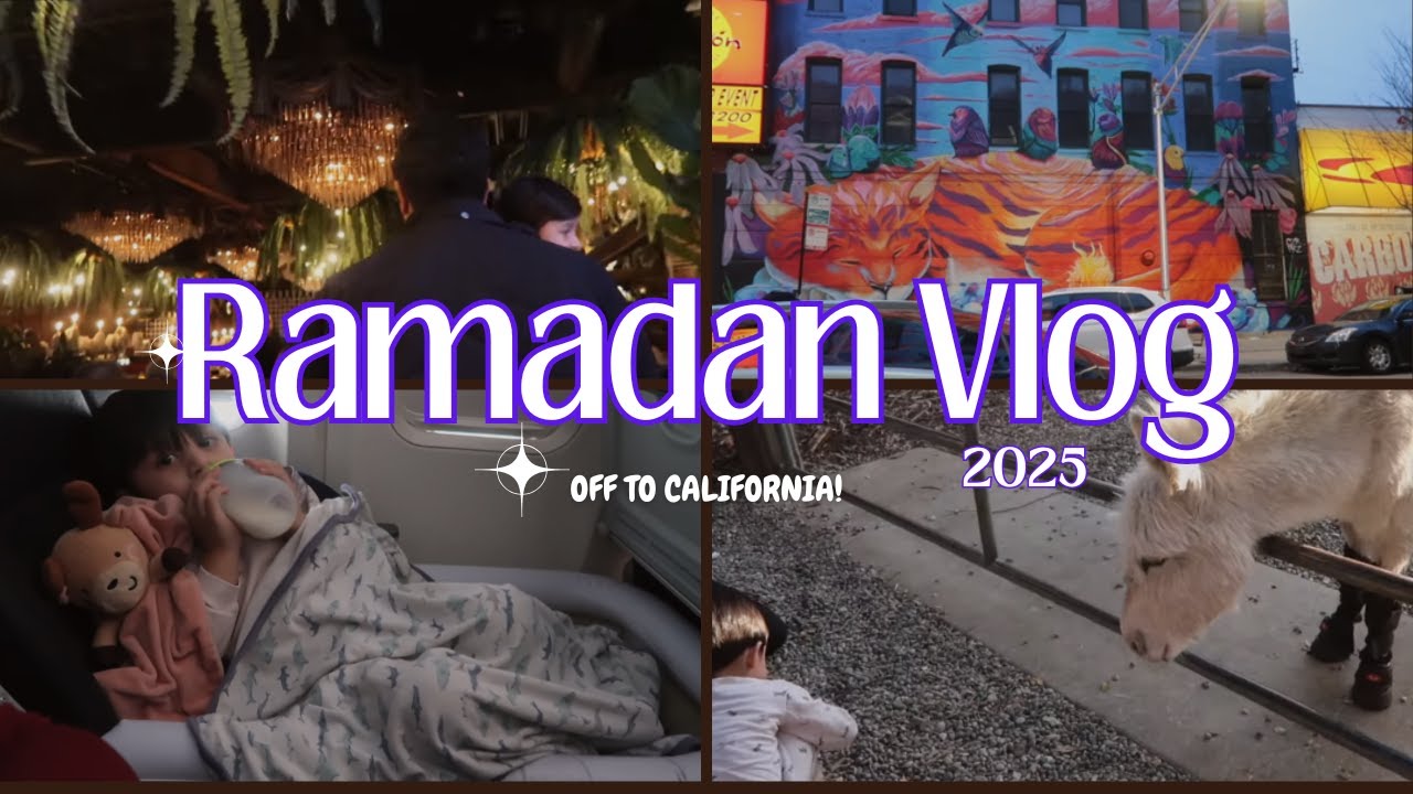 Ramadan VLOG 2025! PART 7 Traveling, Chicago, California, Sick