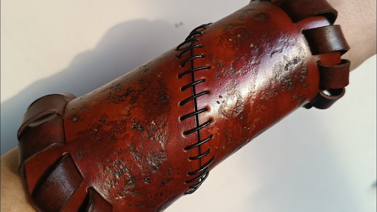 Tuto MANCHETTE VIKING de FLOKI en CUIR LEATHER CUFF HAND MADE reproduction movie