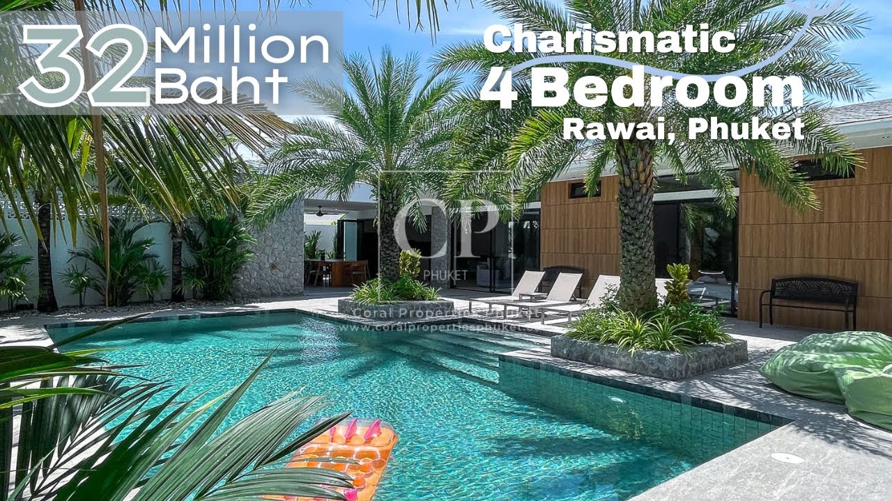 Extraordinary, Charismatic 4-Bedroom Pool Villa in Rawai, Phuket, Thailand