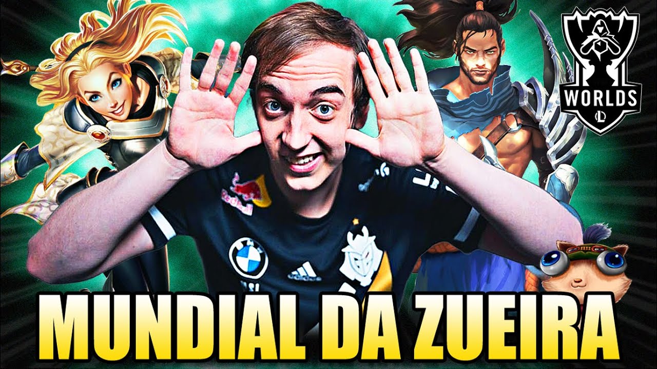 LUX SUPORTE no MUNDIAL e YASUO FAZENDO 1v9 - MUNDIAL DA ZUEIRA | WORLDS 2024