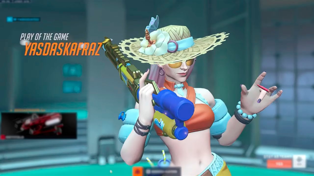 SUREFOUR ASHE GAMEPLAY - POTG! OVERWATCH 2 SEASON 9 TOP 500