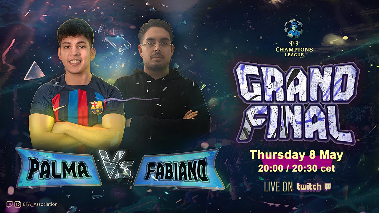 GRAND FINAL EFA CHAMPIONS LEAGUE REALFABIANO93 VS THE PALMA BO3 DREAM TEAM