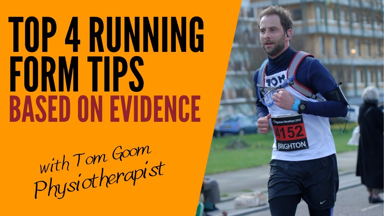 Top 4 RUNNING FORM Tips based on EVIDENCE | with Tom Goom, Physiotherapist