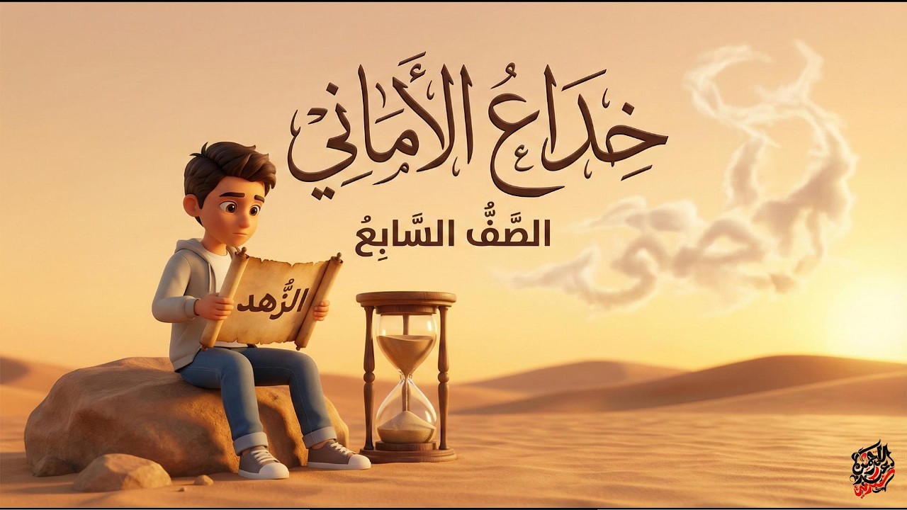 قصيدة خداع الأماني (أبو العتاهية) | الصف السابع - المنهاج الأردني | مؤثرة (بدون موسيقى)