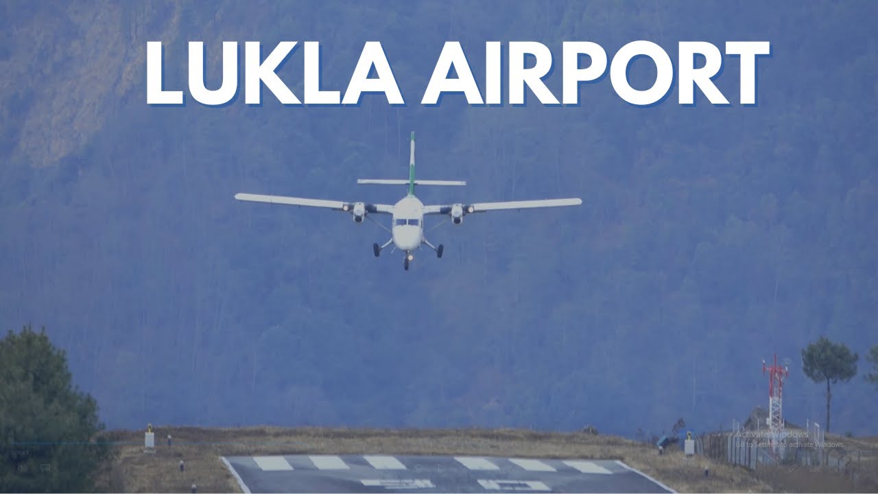 Lukla Airport Landing & Takeoff Video 2025 | World Most Dangerous Airport #luklaairport
