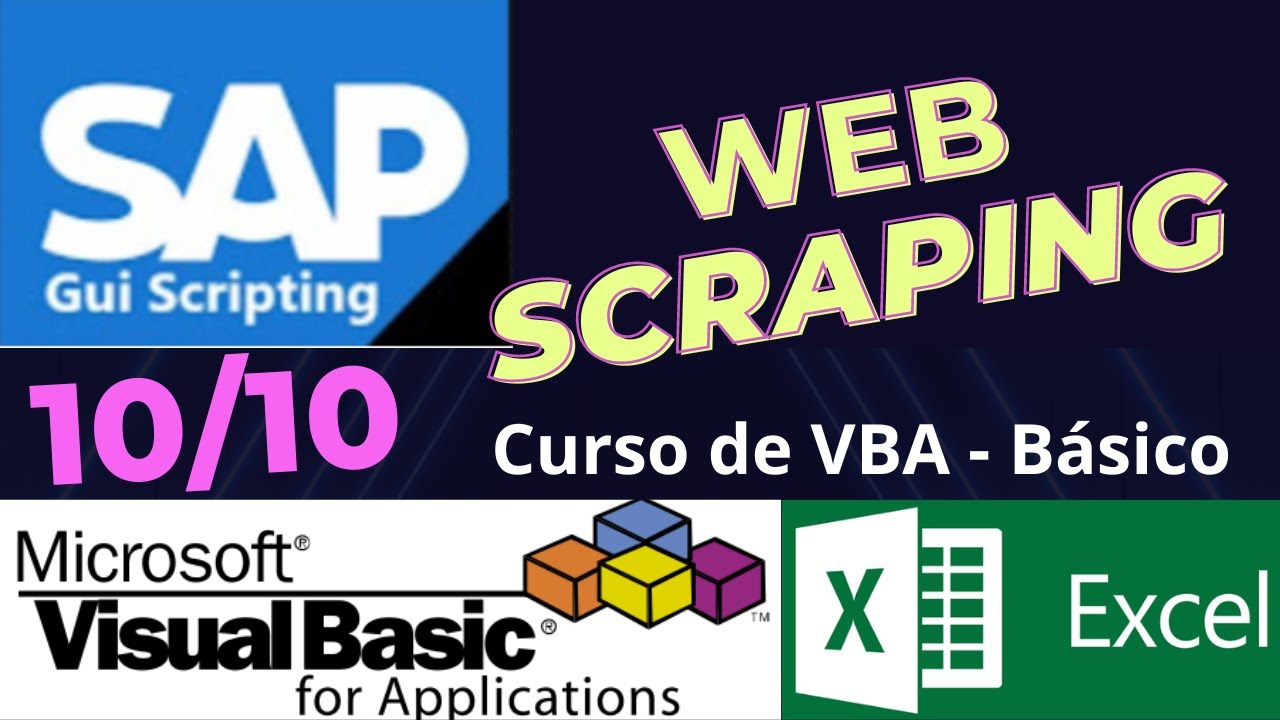 10 - O que é Web Scraping? Como manipular páginas Web no VBA com Excel - VBA Básico Aula 10/10