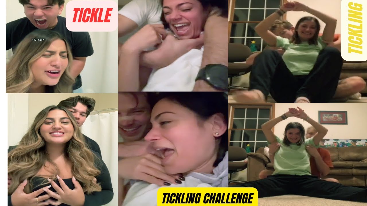 Romantic tickling Challenge: Husband's Love Language to Surprise Wife | reaction #tickling #tickles