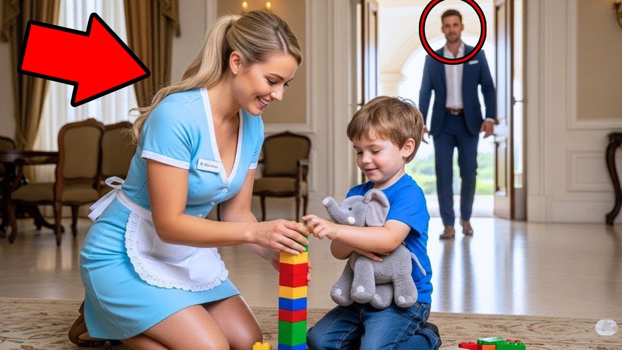 Sie Sprang Für Ihre Schwester Als Dienstmädchen Ein – Und Traf Den CEO-Vater, Der Sie Brauchte
