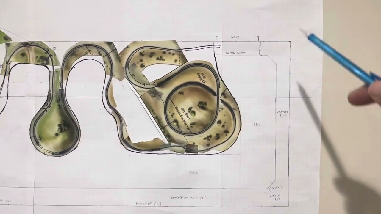 Track Planning Video 2 - Updated Trackplan of the Union Pacific Mojave Subdivision