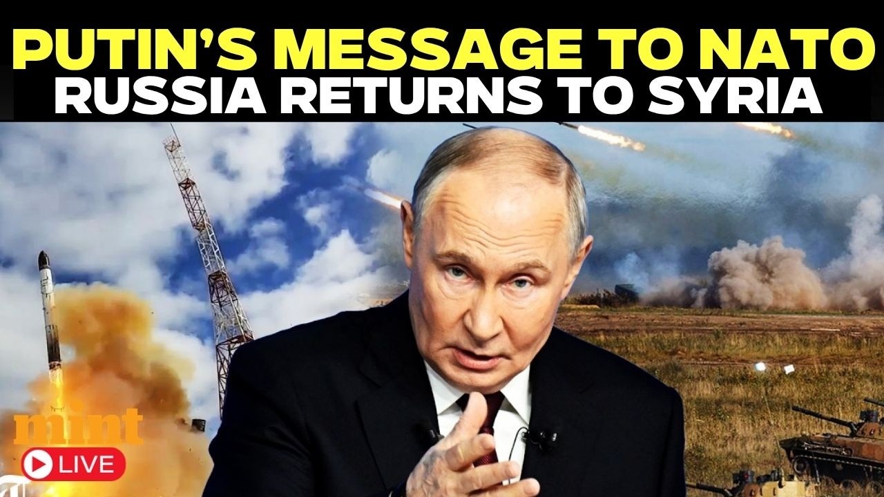 LIVE | Putin Sends Warning to NATO? Russian Warships Return to Syria&rsquo;s Tartus Base | Putin News
