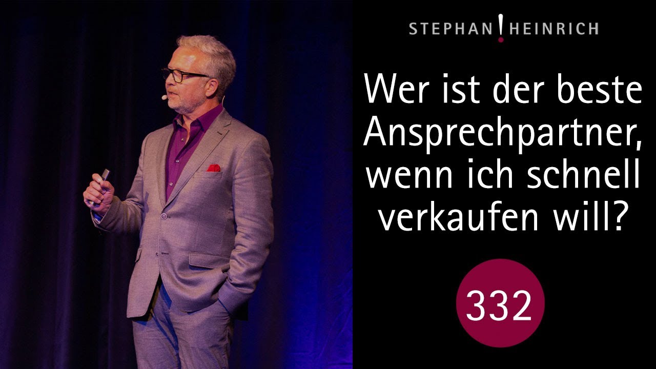 Wer ist der beste Ansprechpartner, wenn ich schnell verkaufen will?