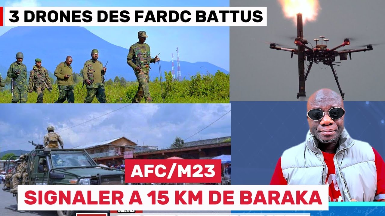 FACM23 RECUPERE 3 VILLAGES A FIZI, 15 KM DE BARAKA TREMBLENT ET KALEMIE