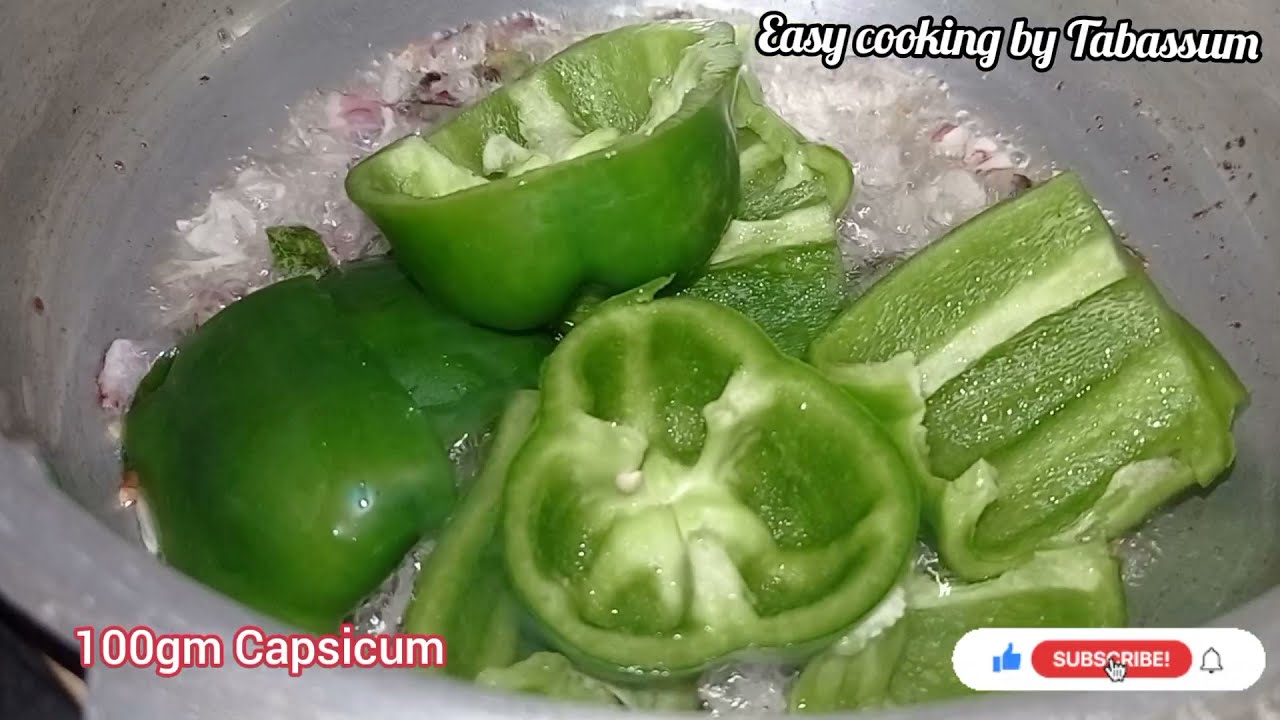 Badi Mirchi ka khatta ll Capsicum ka khatta ll shadiyon wala mirchi ka khatta