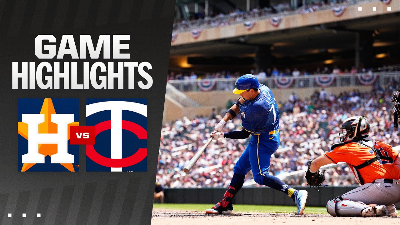 Astros vs. Twins Game Highlights (7/6/24) | MLB Highlights