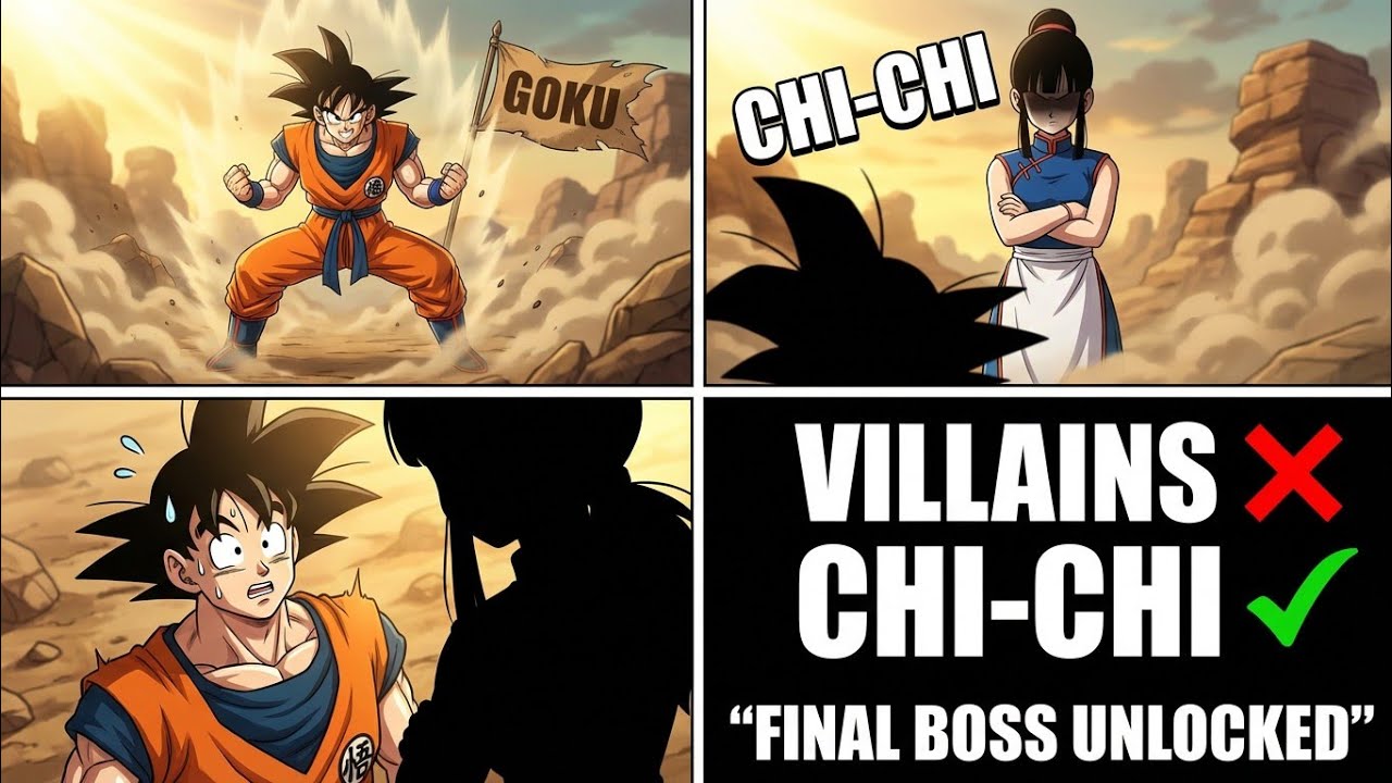 ​Goku vs. Chi-Chi: The Only Fight He Can’t Win 🛑|Anime Showdown Hub