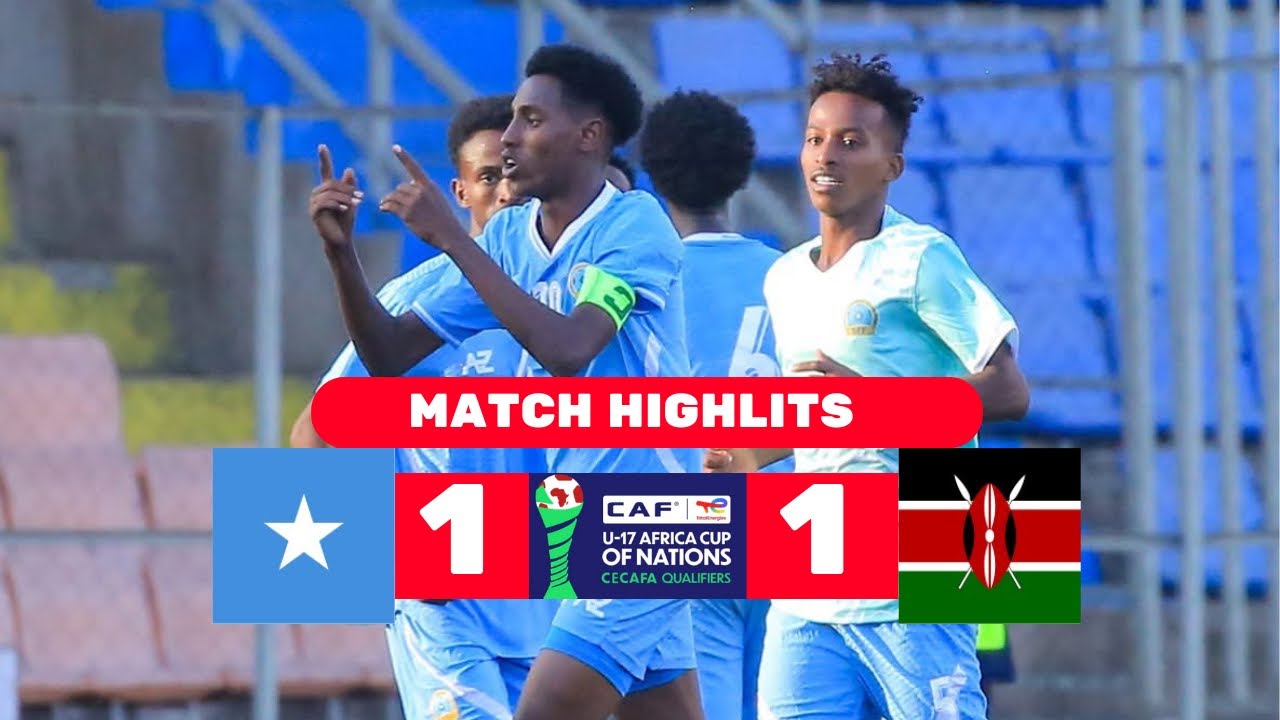 HIGHLIGHTS | SOMALIA 1-1 KENYA | U17 CECAFA AFCON QUALIFIER | MR.DEE AFRICA