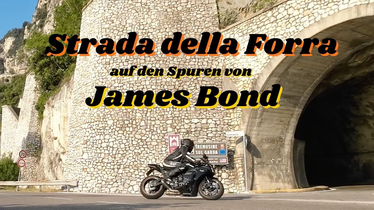 Strada della Forra, die James Bond Straße am Gardasee. Eine der spektakulärsten Strassen der Welt.