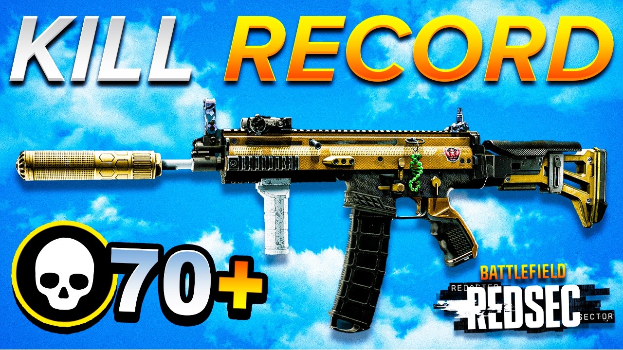 My QUADS KILL RECORD with the BEST AR in Battlefield 6 RedSec!