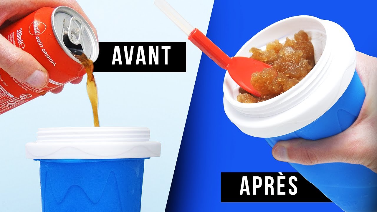 Ce gobelet transforme les boissons en granité !