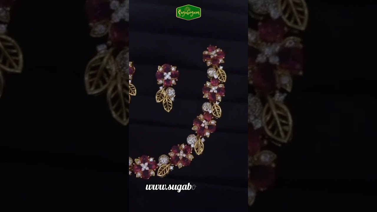 Unique Flowers Design Necklace Set Collection
