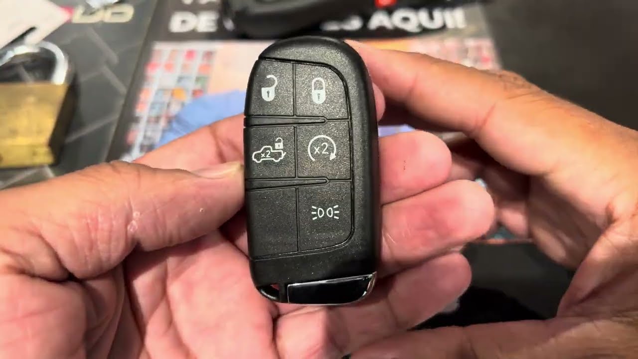 Chave Presença Completa 433Mhz Chip 4A Fiat Toro 5 Botões