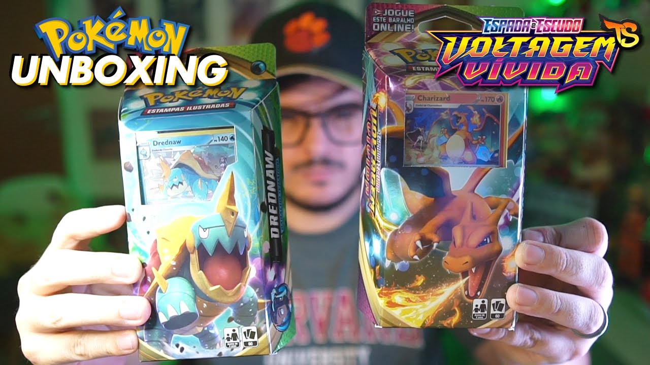 Decks Iniciais CHARIZARD e DREDNAW - Voltagem Vívida EE4 - Pokémon TCG