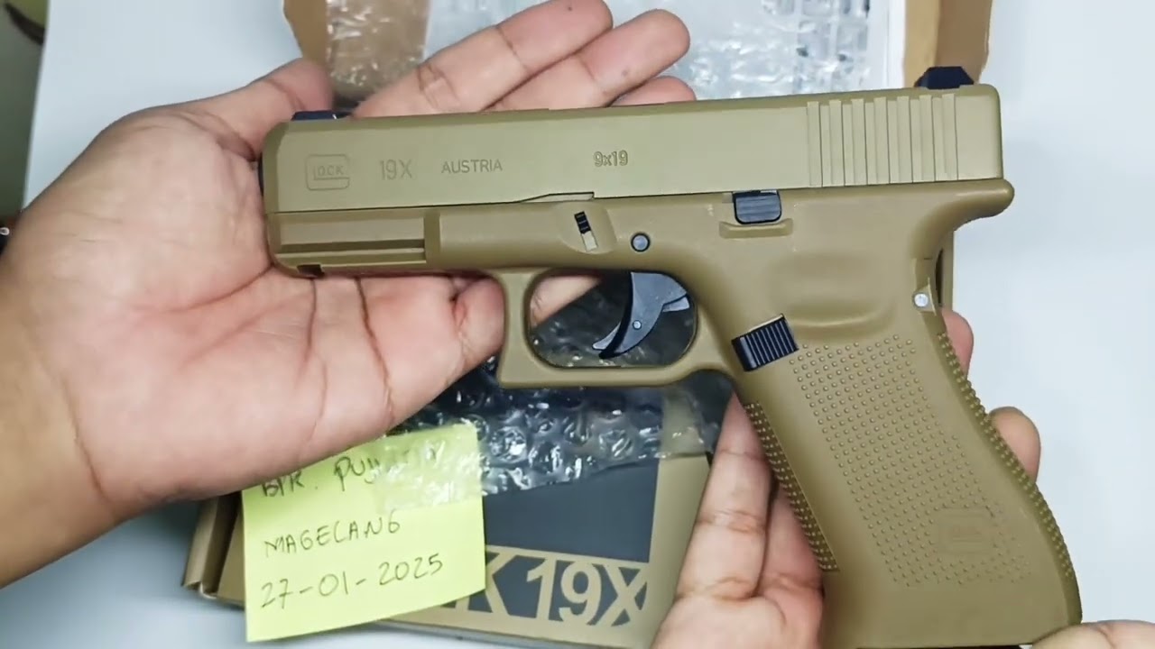 Review tutorial dan tes tembak Glock 19X Tan (Special edition)