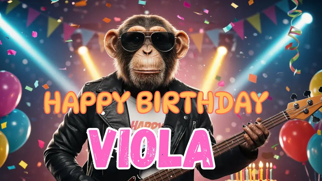 VIOLA Happy Birthday Song - Happy Birthday to Viola