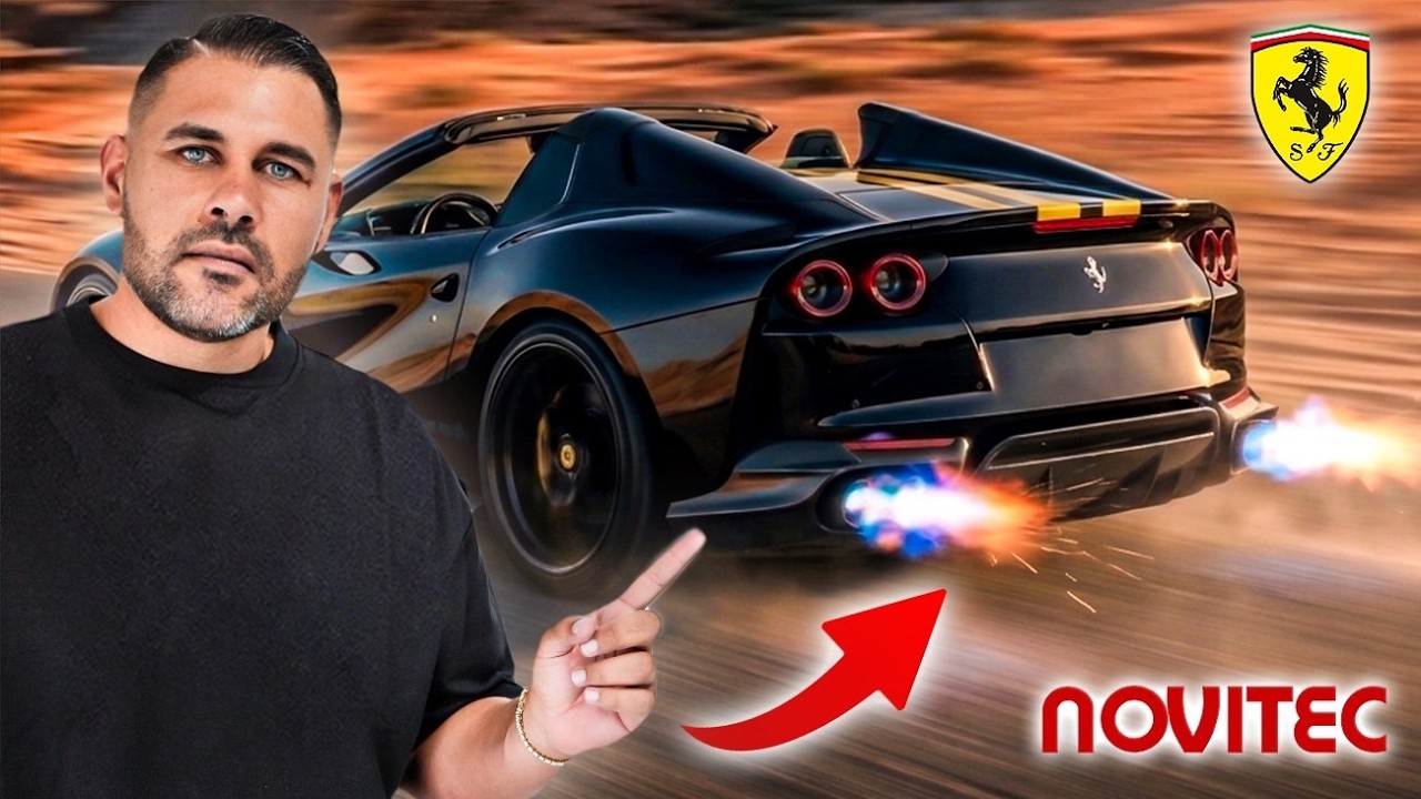 Самый громкий V12? Ferrari 812 Novitec с прямоточным выхлопом (ВНИМАНИЕ: ОЧЕНЬ ГРОМКО)
